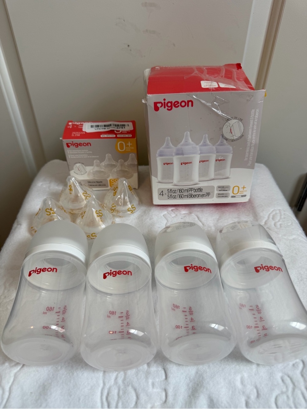 Pigeon PP Bottle Bundle 5 oz and SS Nipple